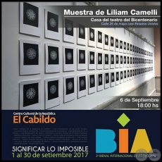 Muestra de Liliam Camelli - Miércoles, 6 de Septiembre de 2017